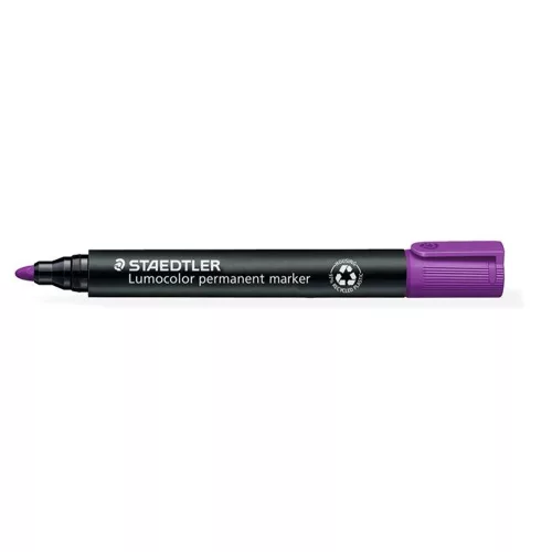 Alkoholos marker, 2 mm, kúpos, STAEDTLER "Lumocolor® 352", lila