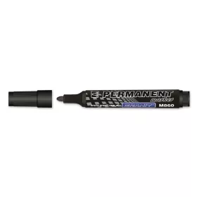   Alkoholos marker, 3-4 mm, kúpos, GRANIT "M860", fekete