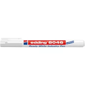   Alkoholos marker, 1-3 mm, kúpos, ipari, EDDING "8046", fehér