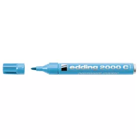   Alkoholos marker, 1,5-3 mm, kúpos, EDDING "2000", világoskék