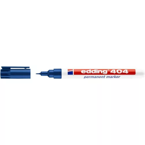 Alkoholos marker, 0,75 mm, kúpos, EDDING "404", kék
