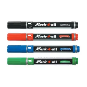   Alkoholos marker, 1,5-2,5 mm, kúpos, STABILO "Mark-4-all", piros