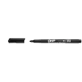 Alkoholos marker, OHP, 2-3 mm, B, ICO, fekete