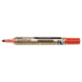   Alkoholos marker, 1,5 mm, kúpos, PENTEL "Maxiflo NFL50", piros