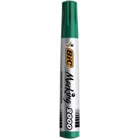   Alkoholos marker, 4,95 mm, kúpos, BIC "ECO 2000" zöld