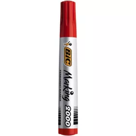   Alkoholos marker, 4,95 mm, kúpos, BIC "ECO 2000" piros