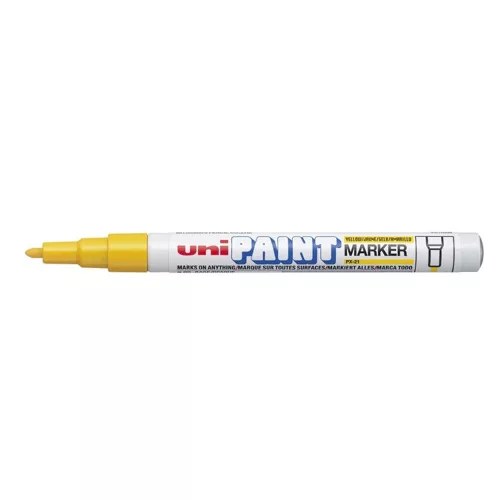 Lakkmarker, 0,8-1,2 mm, UNI "PX-21", sárga