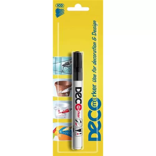 Lakkmarker, 2-4 mm, ICO "Decomarker" fekete