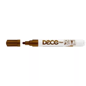 Lakkmarker, 2-4 mm, ICO "Decomarker" barna