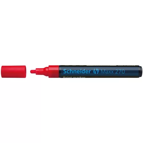 Lakkmarker, 1-3 mm, SCHNEIDER "Maxx 270", piros