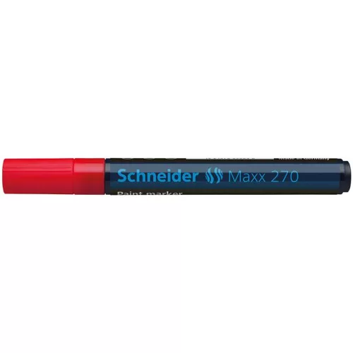 Lakkmarker, 1-3 mm, SCHNEIDER "Maxx 270", piros