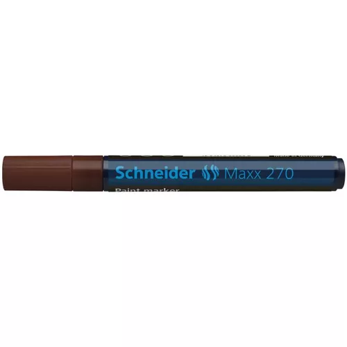 Lakkmarker, 1-3 mm, SCHNEIDER "Maxx 270", barna