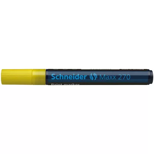 Lakkmarker, 1-3 mm, SCHNEIDER "Maxx 270", sárga