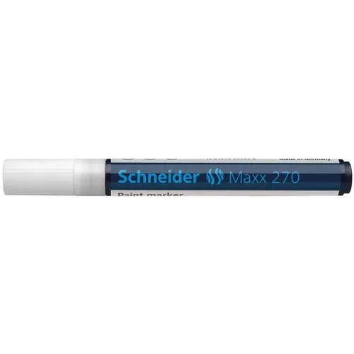 Lakkmarker, 1-3 mm, SCHNEIDER "Maxx 270", fehér