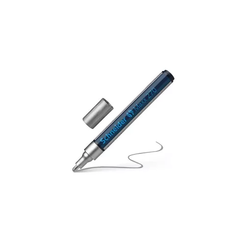 Lakkmarker, 1-3 mm, SCHNEIDER "Maxx 270", ezüst