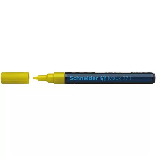 Lakkmarker, 1-2 mm, SCHNEIDER "Maxx 271", sárga