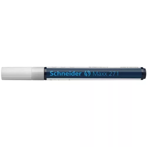 Lakkmarker, 1-2 mm, SCHNEIDER "Maxx 271", fehér