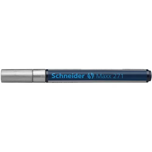 Lakkmarker, 1-2 mm, SCHNEIDER "Maxx 271", ezüst