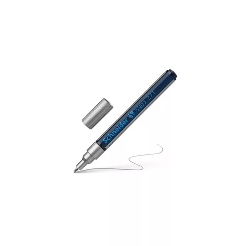 Lakkmarker, 1-2 mm, SCHNEIDER "Maxx 271", ezüst