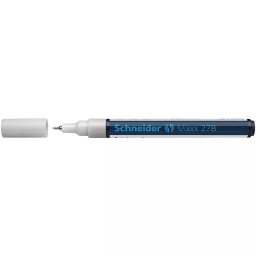 Lakkmarker, 0,8 mm, SCHNEIDER "Maxx 278", fehér