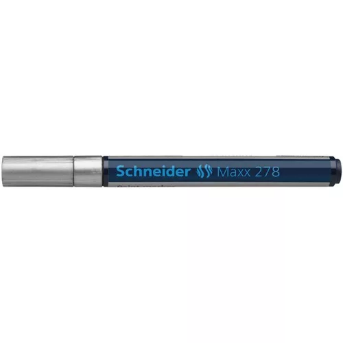 Lakkmarker, 0,8 mm, SCHNEIDER "Maxx 278", ezüst