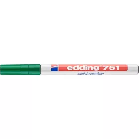 Lakkmarker, 1-2 mm, EDDING "751", zöld