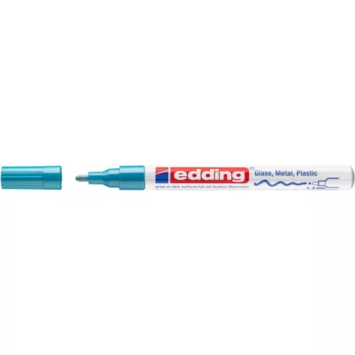 Lakkmarker, 1-2 mm, EDDING "751", világoskék