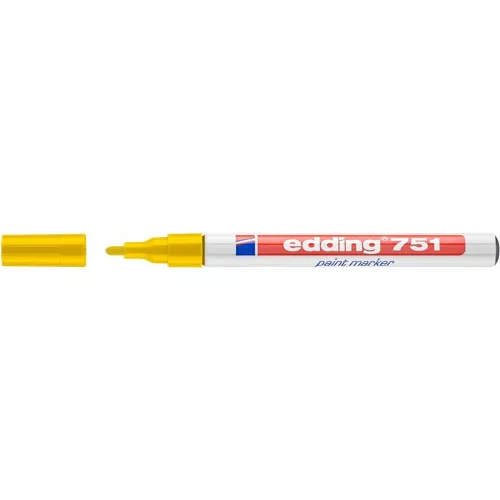 Lakkmarker, 1-2 mm, EDDING "751", sárga