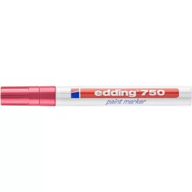 Lakkmarker, 2-4 mm, EDDING "750", piros