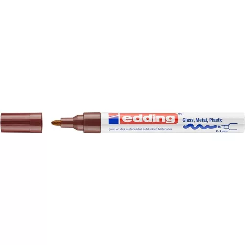 Lakkmarker, 2-4 mm, EDDING "750", barna