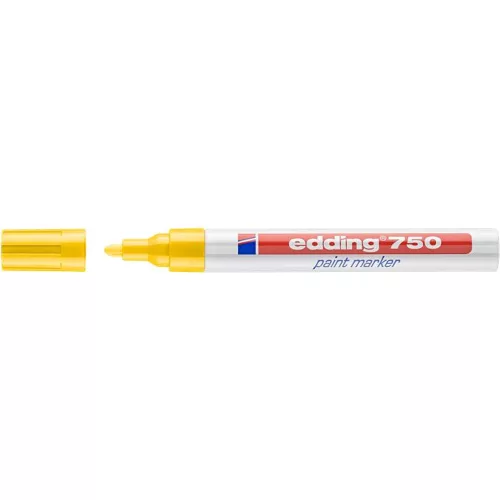 Lakkmarker, 2-4 mm, EDDING "750", sárga