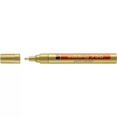 Lakkmarker, 2-4 mm, EDDING "750", arany