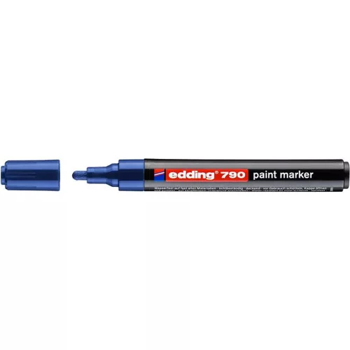 Lakkmarker, 2-3 mm, EDDING "790", kék