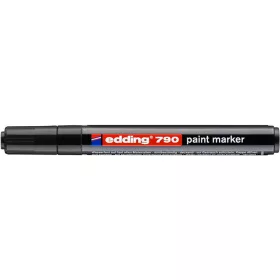 Lakkmarker, 2-3 mm, EDDING "790", fekete