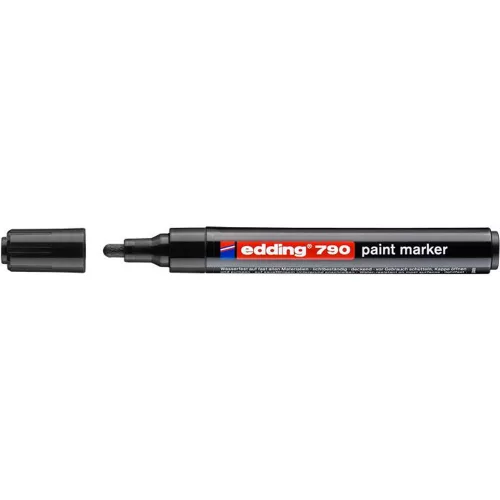 Lakkmarker, 2-3 mm, EDDING "790", fekete