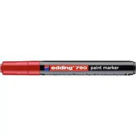Lakkmarker, 2-3 mm, EDDING "790", piros