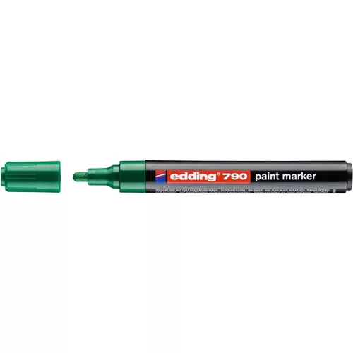 Lakkmarker, 2-3 mm, EDDING "790", zöld