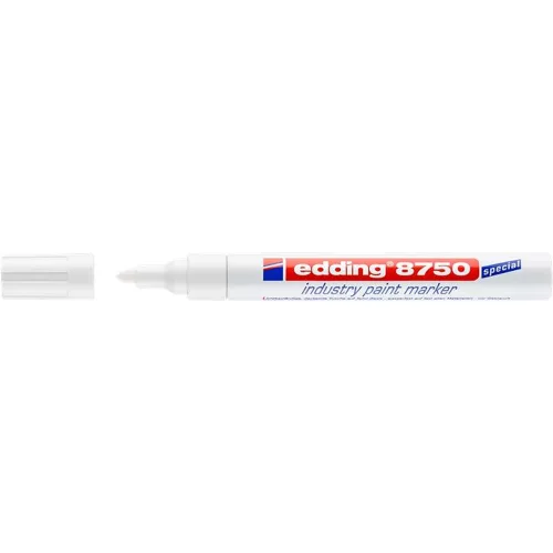 Lakkmarker, 2-4 mm, EDDING, "8750", fehér