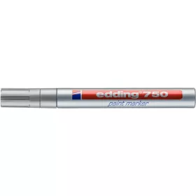 Lakkmarker, 2-4 mm, EDDING "750", ezüst