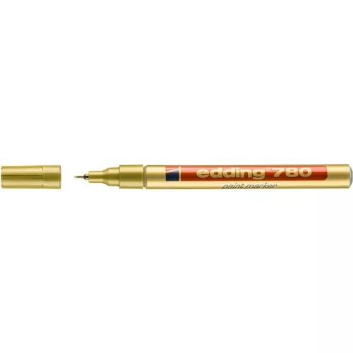 Lakkmarker, 0,8 mm, EDDING "780", arany