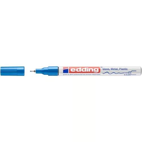Lakkmarker, 0,8 mm, EDDING "780", kék