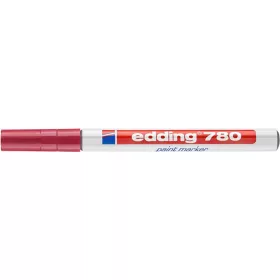 Lakkmarker, 0,8 mm, EDDING "780", piros