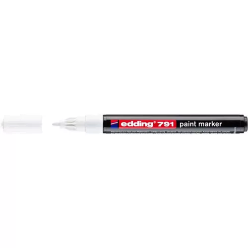 Lakkmarker, 1-2 mm, EDDING "791", fehér