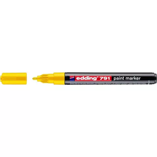 Lakkmarker, 1-2 mm, EDDING "791", sárga