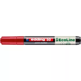 Lakkmarker, 2-3 mm, EDDING "50", piros