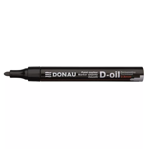 Lakkmarker, 2,8 mm, M, DONAU "D-oil", fekete