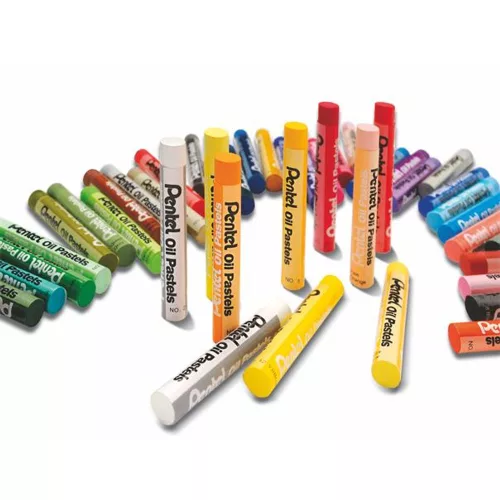 Olajpasztell kréta, PENTEL, "Arts", 50 különböző szín