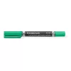 Alkoholos marker, 0,6/1,5 mm, kúpos, kétvégű, STAEDTLER "Lumocolor® duo 348", zöld