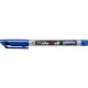 Alkoholos marker, 1 mm, kúpos, STABILO "Write-4-all", kék