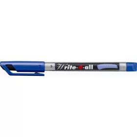   Alkoholos marker, 0,4 mm, kúpos, STABILO "Write-4-all", kék